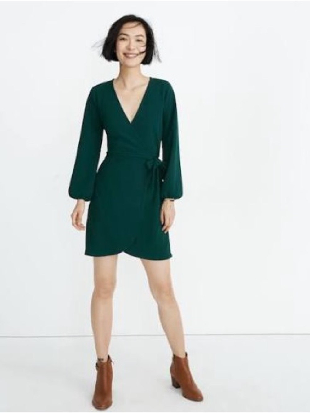 Madewell Texture & Thread Side Tie Dress